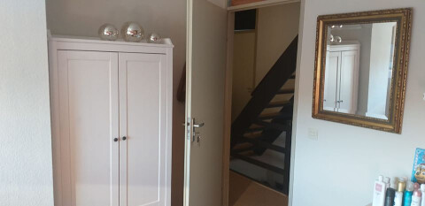 gezien vanaf het raam